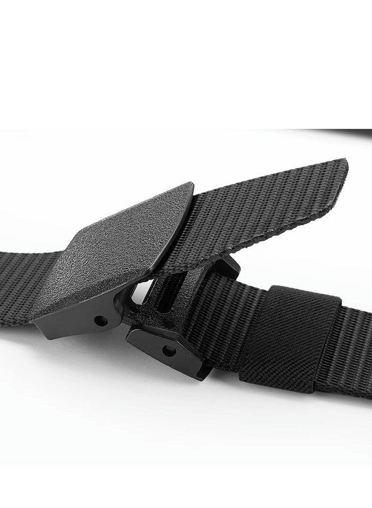 Heavy Duty Nylon Waist Belt Metal-free Belt Military Combat Training Waistband,Black - Image 5