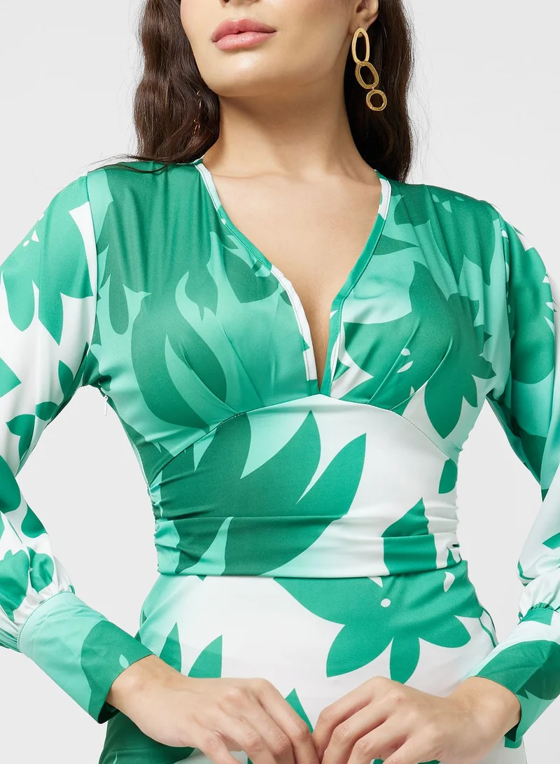 ELLA Floral Printed Dress
