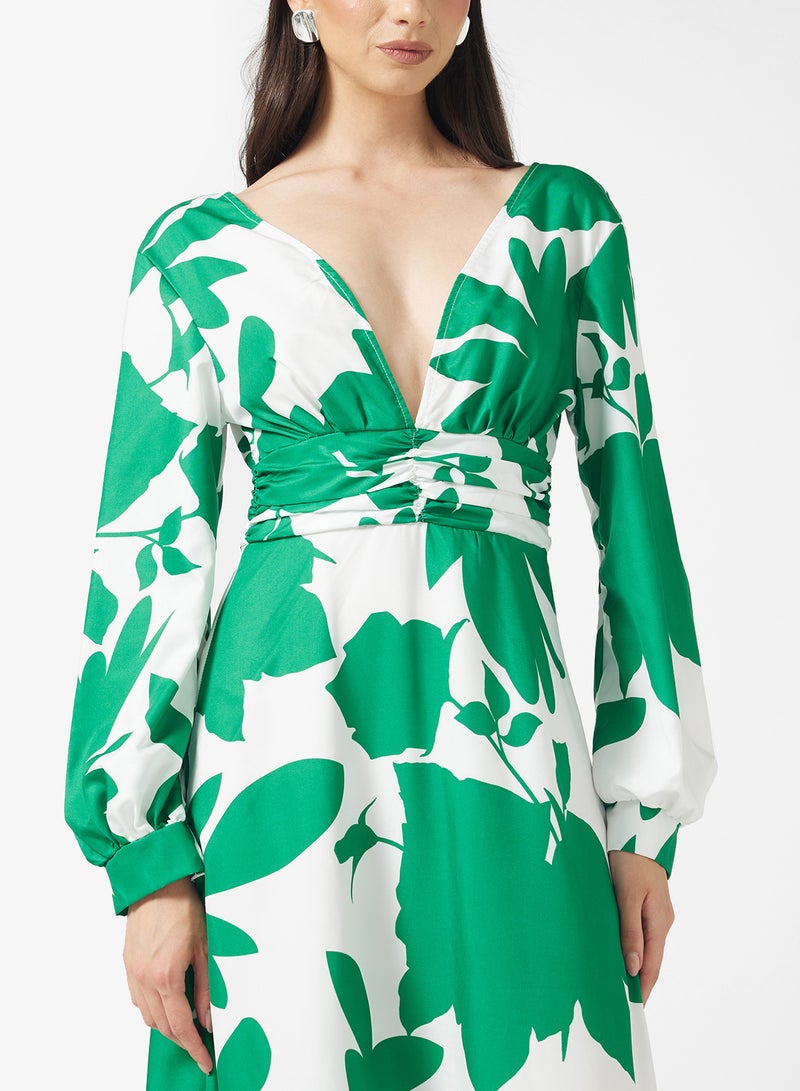 ELLA Floral Printed Dress - Image 3
