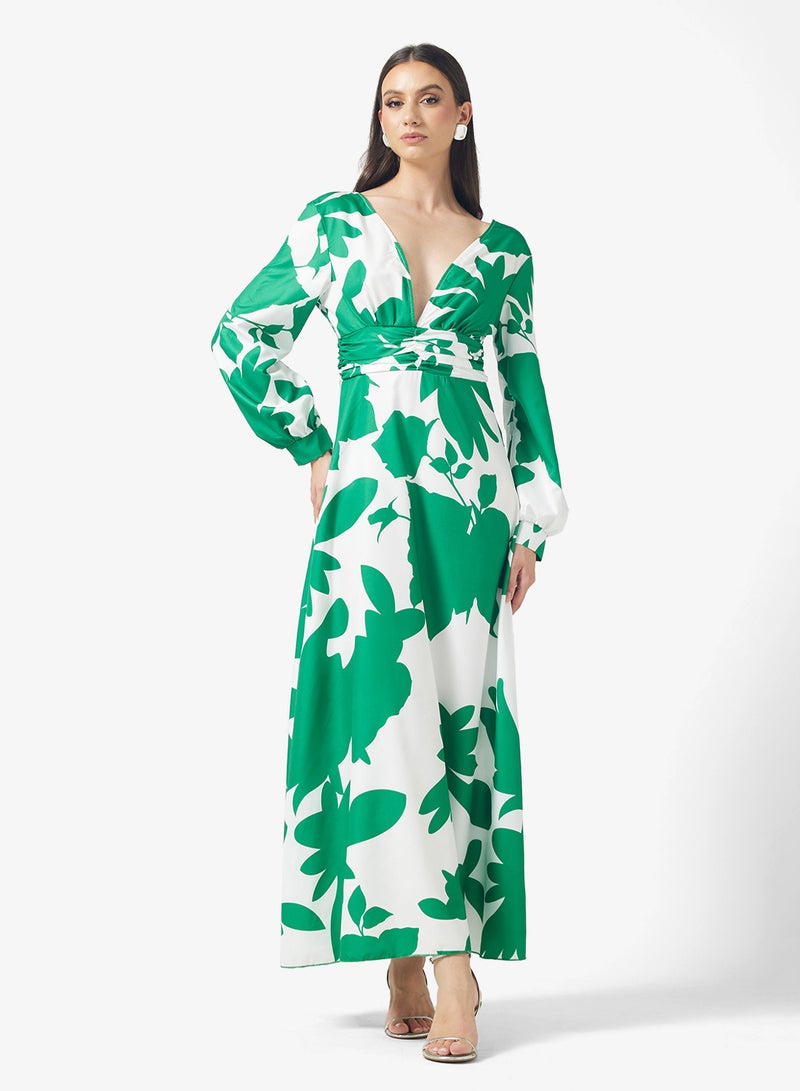 ELLA Floral Printed Dress - Image 4