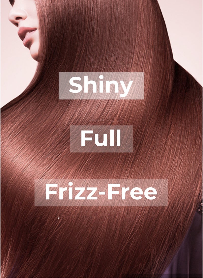 مكواة فرد الشعر بشاشة رقمية - 2 في 1 لفرد وتجعيد الشعر، 6 إعدادات حرارة حتى 230°م، تصميم مضغوط وسهل الحمل للسفر (أسود) - Image 3