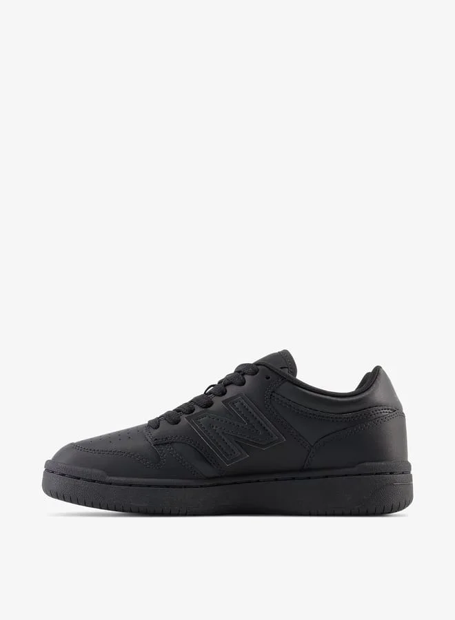 New Balance Boys' Logo Detail Sports Shoes with Lace-Up Closure
