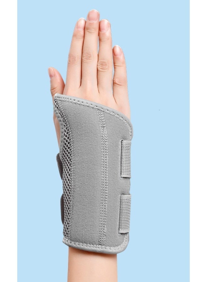 COYO Sports Medicine Green Fitted Wrist Brace for Men and Women, Wrist Pain Relief Support, Ideal for Carpal Tunnel, Tendonitis, Arthritis, 1 Piece Right Hand Grey - Image 2