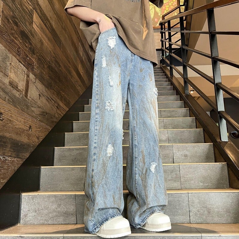 Unisex Casual Daily Denim Jeans - Image 3