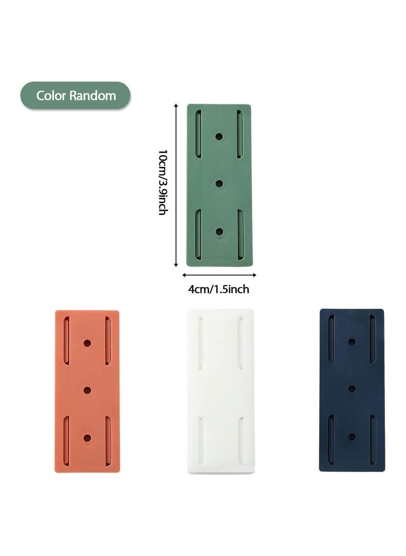 RATSAW 4 Pack Desktop Socket Fixer Adhesive Punch Socket Wall Mounted Holder Organizer for Home Office Kitchen  - Image 2