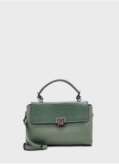 ELLA Metal Clasp Satchel Bag  - Image 1
