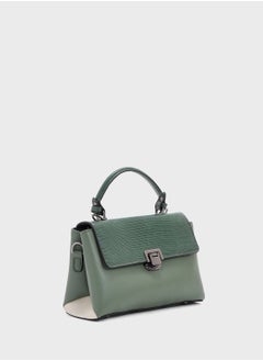 ELLA Metal Clasp Satchel Bag  - Image 3
