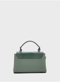 ELLA Metal Clasp Satchel Bag  - Image 2