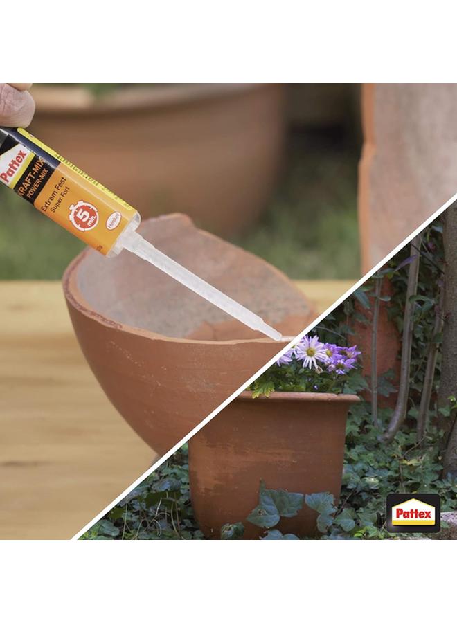 Pattex 5 Minutes Instant Mix Power Epoxy Glue Syringe Clear 12g 2753928 - Image 3