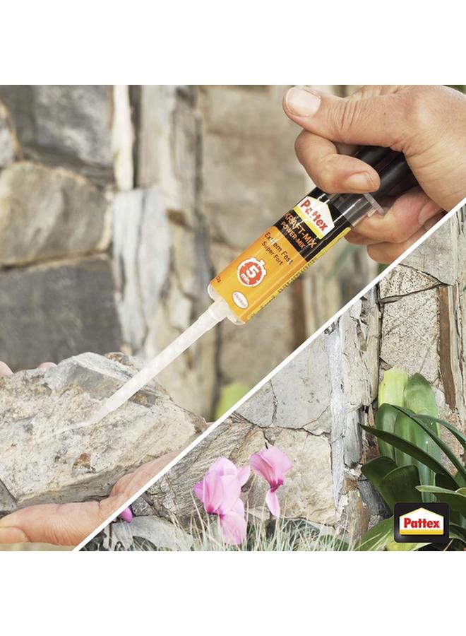 Pattex 5 Minutes Instant Mix Power Epoxy Glue Syringe Clear 12g 2753928 - Image 4