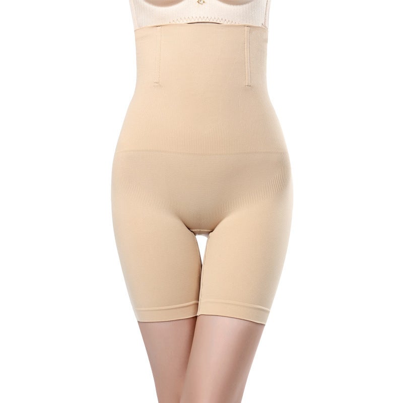 Postpartum High Waist Boxer Abdominal Pants Belly Hip Body Shaping Pants Womens Extra Large Size Panties Factory Outlet Coffee