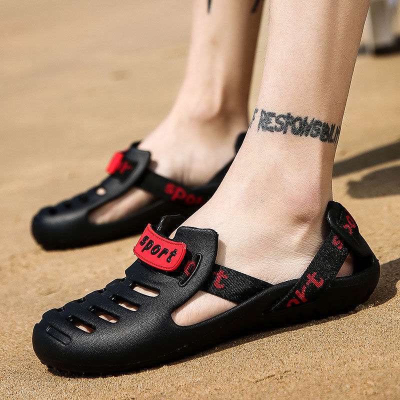 Summer Wading Shoes, Men'S Sandals, Waterproof Car Wash Work Shoes, Outdoor River Fishing Shoes, Beach Hole Rain Boots For Men - Image 1