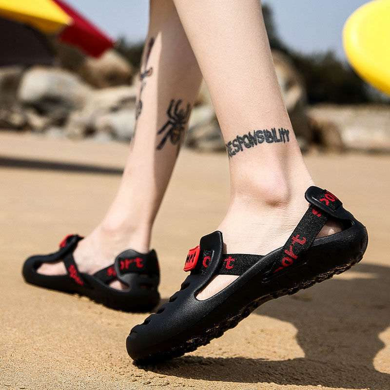 Summer Wading Shoes, Men'S Sandals, Waterproof Car Wash Work Shoes, Outdoor River Fishing Shoes, Beach Hole Rain Boots For Men - Image 3