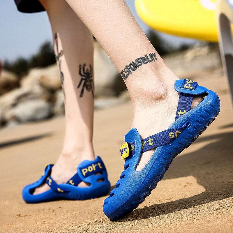 Summer Wading Shoes, Men'S Sandals, Waterproof Car Wash Work Shoes, Outdoor River Fishing Shoes, Beach Hole Rain Boots For Men - Image 4