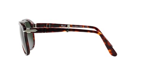Persol PO0714 Aviator Sunglasses, Havana/Crystal Green, 52 mm - Image 4