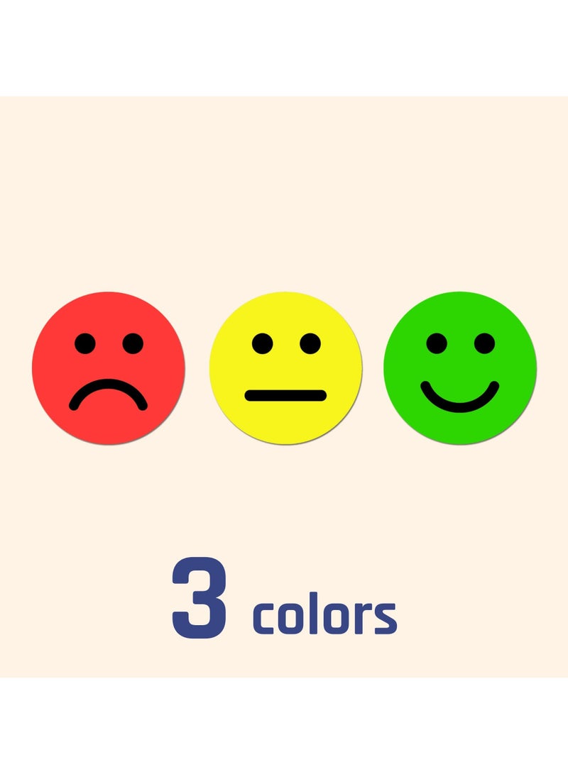 Generic 1200 Pieces  Happy Face Stickers, Reward Stickers for Teachers, Motivational Incentive Stickers for Kids, Round Cartoon Labels for Students All Class  - Image 2