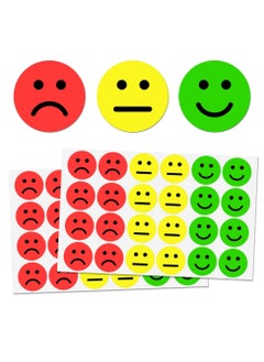 Generic 1200 Pieces  Happy Face Stickers, Reward Stickers for Teachers,Motivational Incentive Stickers for Kids, Round Cartoon Labels for Students All Class  - Image 1
