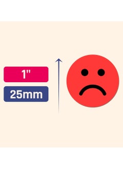 Generic 1200 Pieces  Happy Face Stickers, Reward Stickers for Teachers,Motivational Incentive Stickers for Kids, Round Cartoon Labels for Students All Class  - Image 2