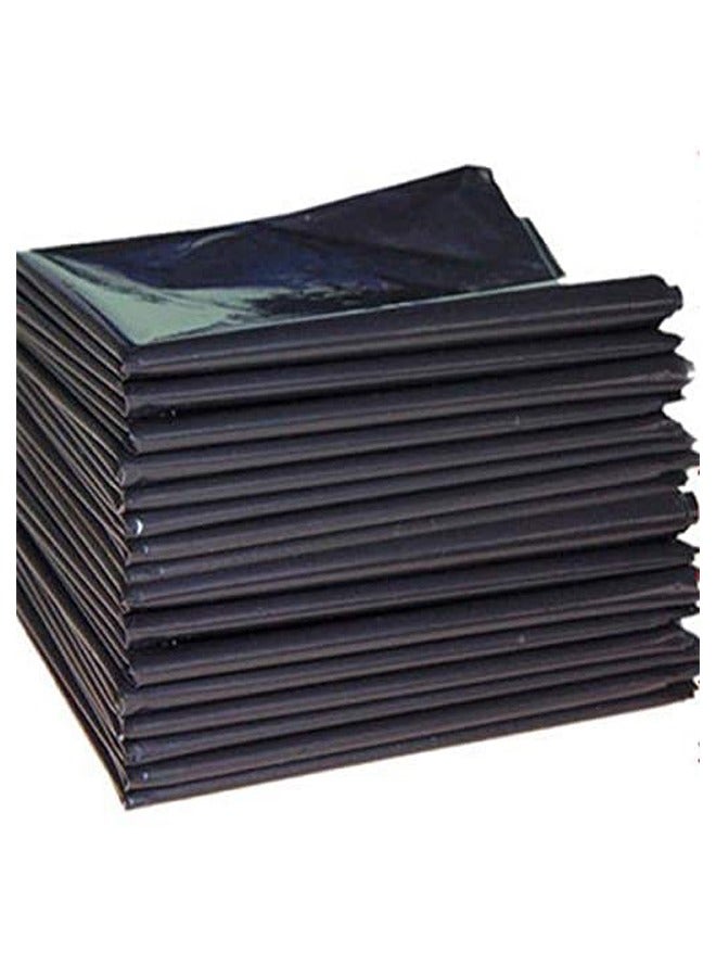 SNH Packing Garbage Bag Black 95X120cm Biodegradable Compostable Kitchen Bin Liners Vest Handy Trash Bags Pack Of 20 Pieces  - Image 2