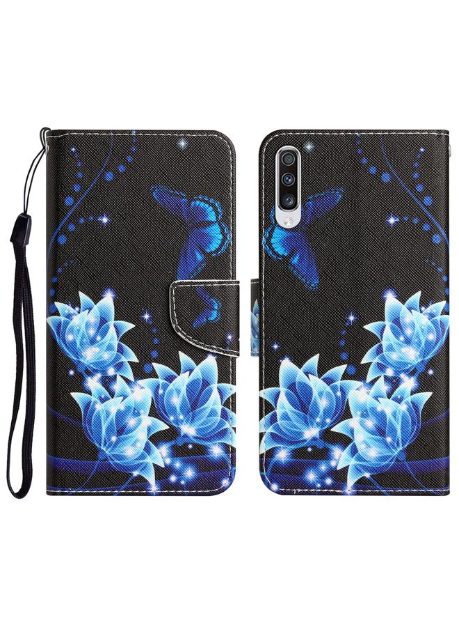 S-TOP Case For Samsung Galaxy A50 Colored Drawing Leather Phone Case - Image 1