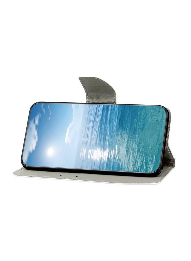 S-TOP Case For Samsung Galaxy A50 Colored Drawing Leather Phone Case - Image 4