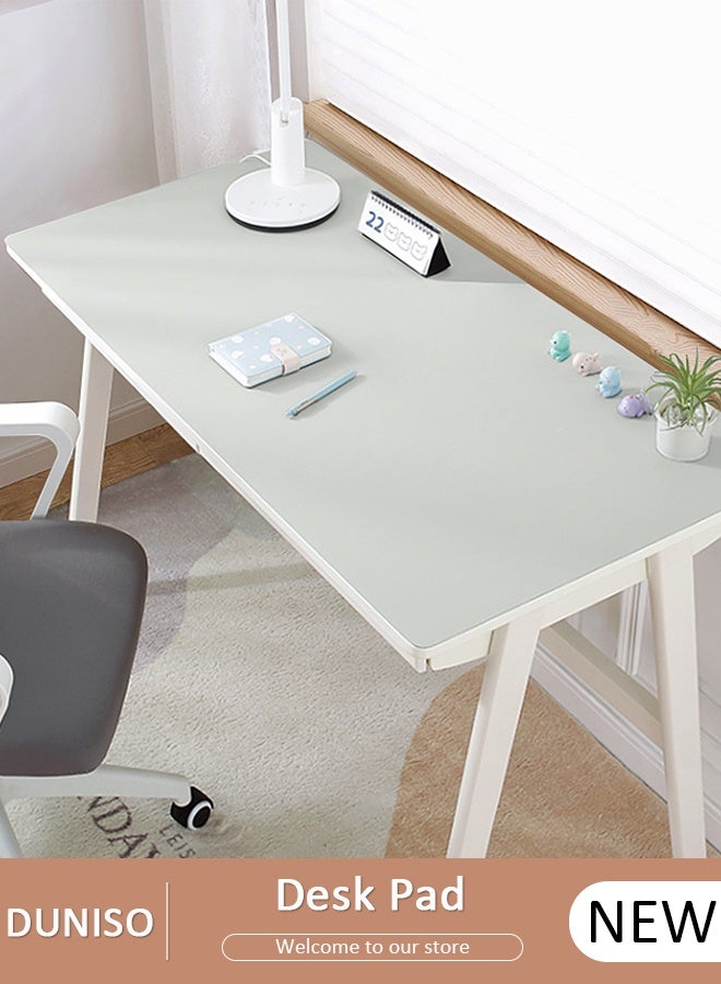 DUNISO Desk Pad Protector Mat, Dual Side PU Leather Desk Mat, Laptop Mat, Desk Protecor Mat, Large Mouse Pad Waterproof Desk Organizers Office Home Table Decor Gaming Writing Mat Smooth - Image 1