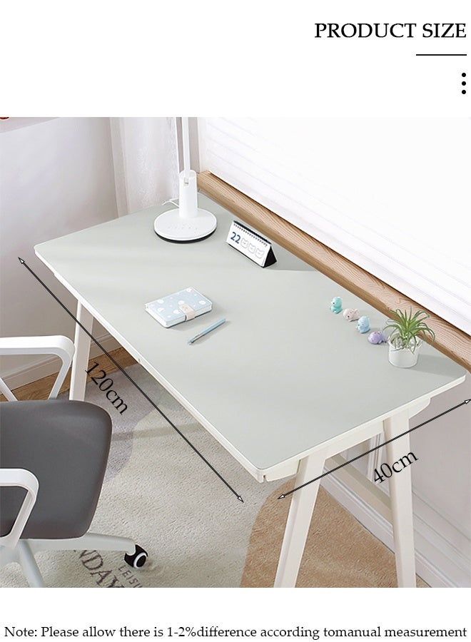 DUNISO Desk Pad Protector Mat, Dual Side PU Leather Desk Mat, Laptop Mat, Desk Protecor Mat, Large Mouse Pad Waterproof Desk Organizers Office Home Table Decor Gaming Writing Mat Smooth - Image 2