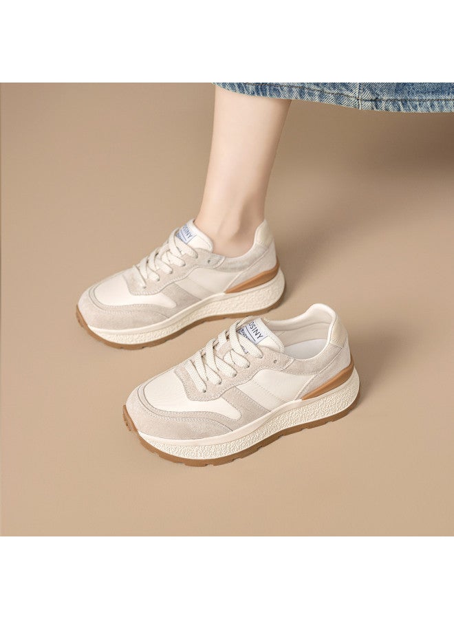 Josiny New Arrival Popular Versatile Casual Chunky Sneakers For Women Height-increasing Autumn Winter Sports Women's Shoes - Image 2