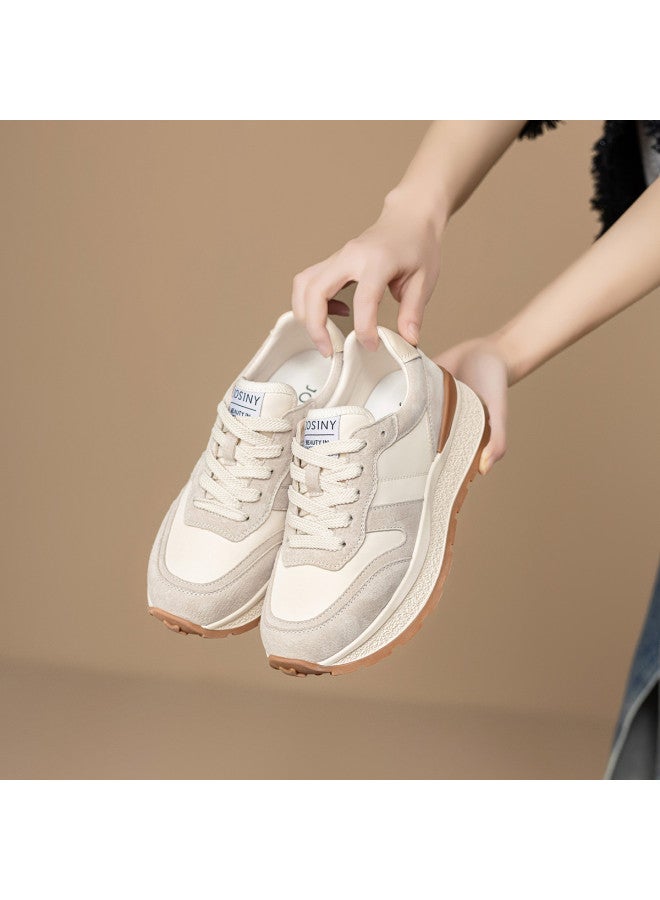 Josiny New Arrival Popular Versatile Casual Chunky Sneakers For Women Height-increasing Autumn Winter Sports Women's Shoes - Image 5