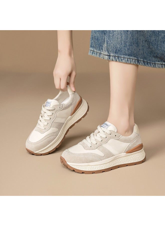 Josiny New Arrival Popular Versatile Casual Chunky Sneakers For Women Height-increasing Autumn Winter Sports Women's Shoes - Image 3
