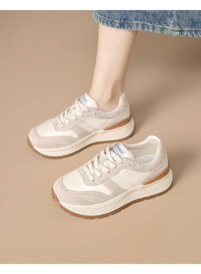 Josiny New Arrival Popular Versatile Casual Chunky Sneakers For Women Height-increasing Autumn Winter Sports Women's Shoes - Image 1