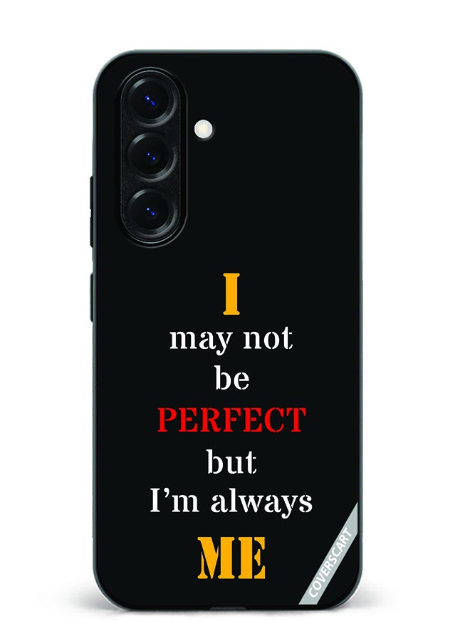 COVERSCART Protective Case Cover For Samsung Galaxy A56 Perfect Quote Design Black