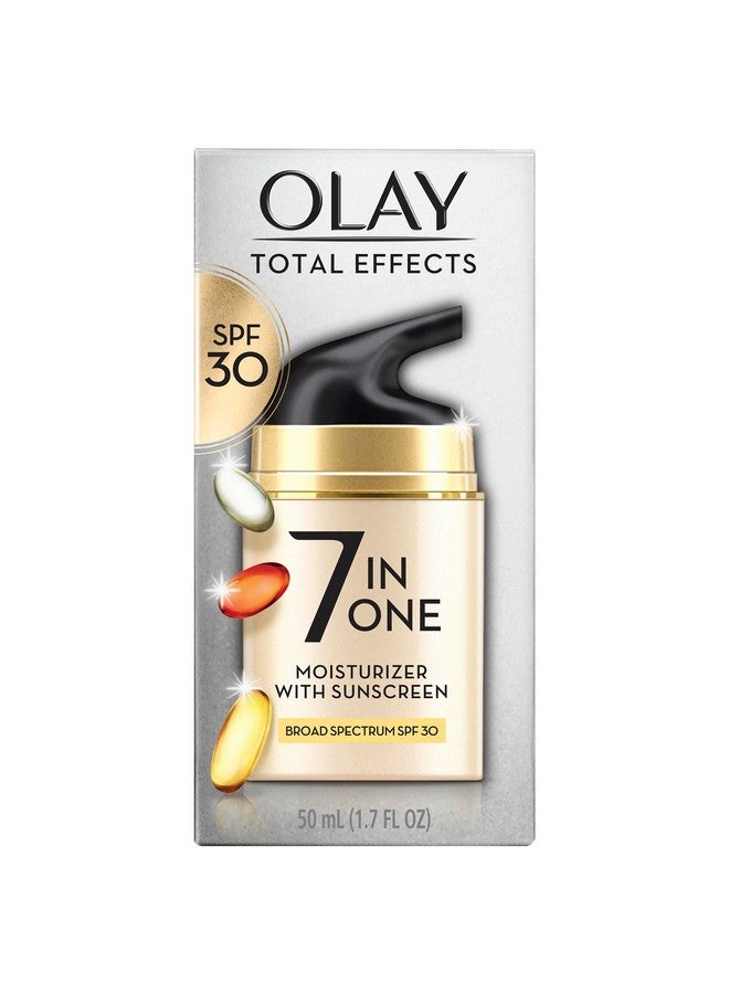 لوشن مرطب للوجه بعامل حماية من الشمس 30 من أولاي توتال إيفكتس للبشرة الجافة، 7 فوائد، بما في ذلك تقليل المسام، ومكافحة الشيخوخة، 1.7 أونصة - Image 1