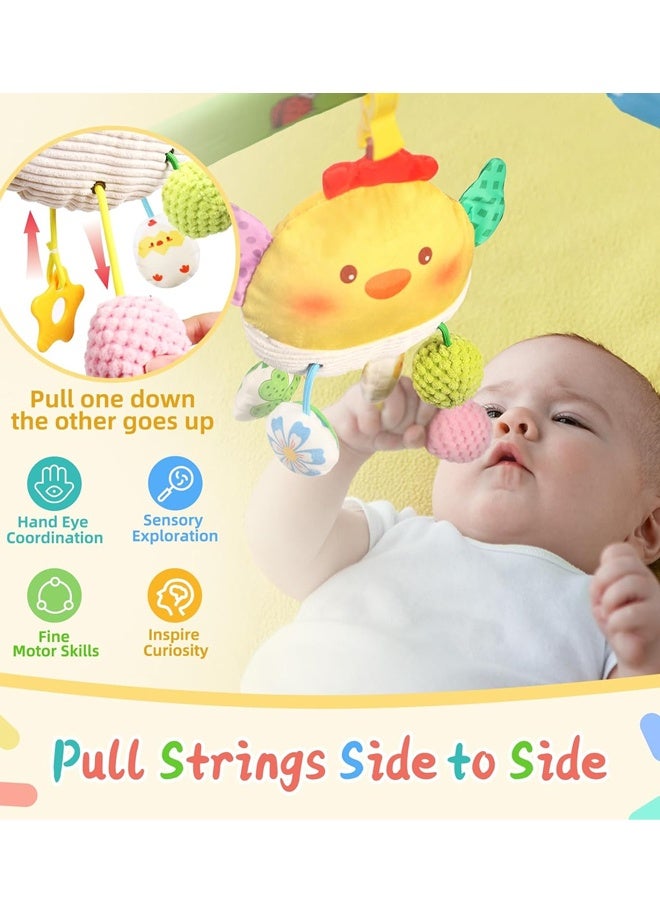 Baby Toys for 3 6 9 12 Months, Bassinet Toys for Infant & Toddlers, Crib Stroller Hanging Doll - Image 5