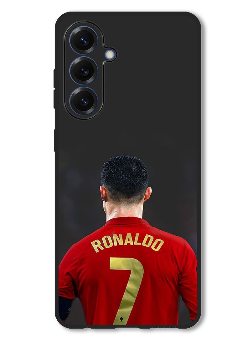 Theodor Case Compatible with Samsung Galaxy A56 Protection Shockproof Bumper Cover Ronaldo 7 Back - Image 1