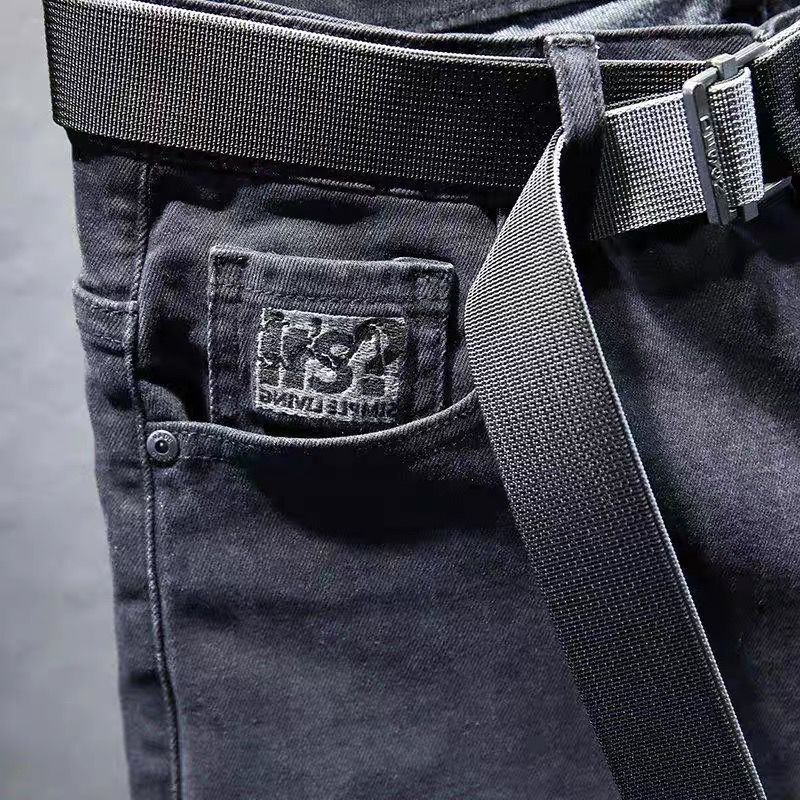 Unisex Classic Denim Jeans Loose Fit Daily Outdoor Wear - Image 5