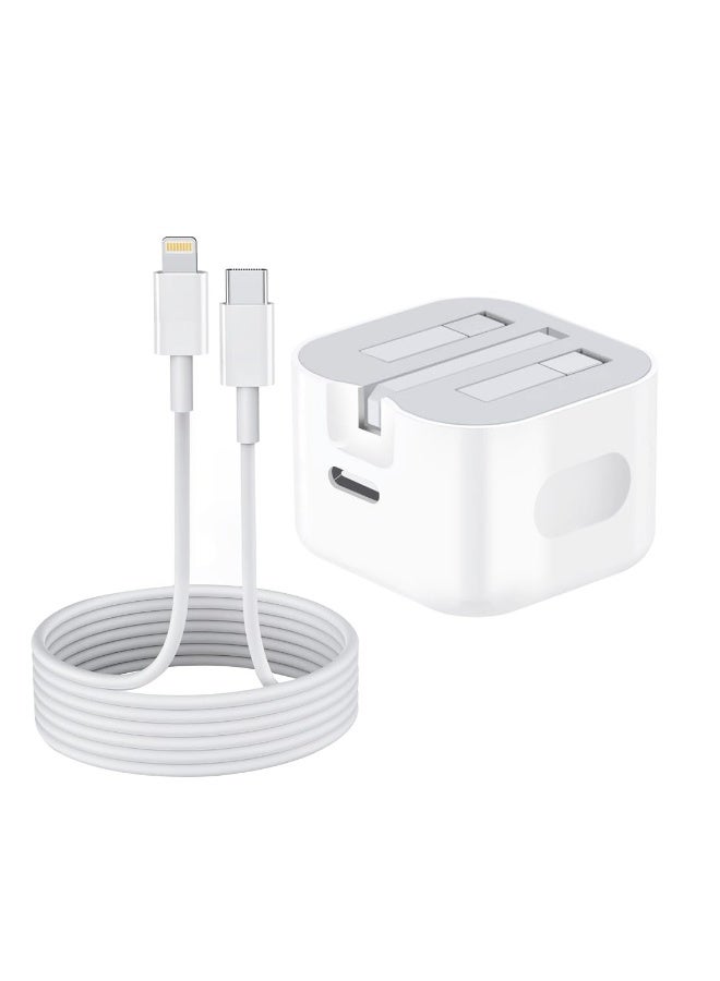 General 20W PD USB C Fast Charger Plug and USB C Fast Charge Cable 2M,Type C Wall Charging Fast Charger,for iPhone 14 13 12 11,i-Pad  - Image 2
