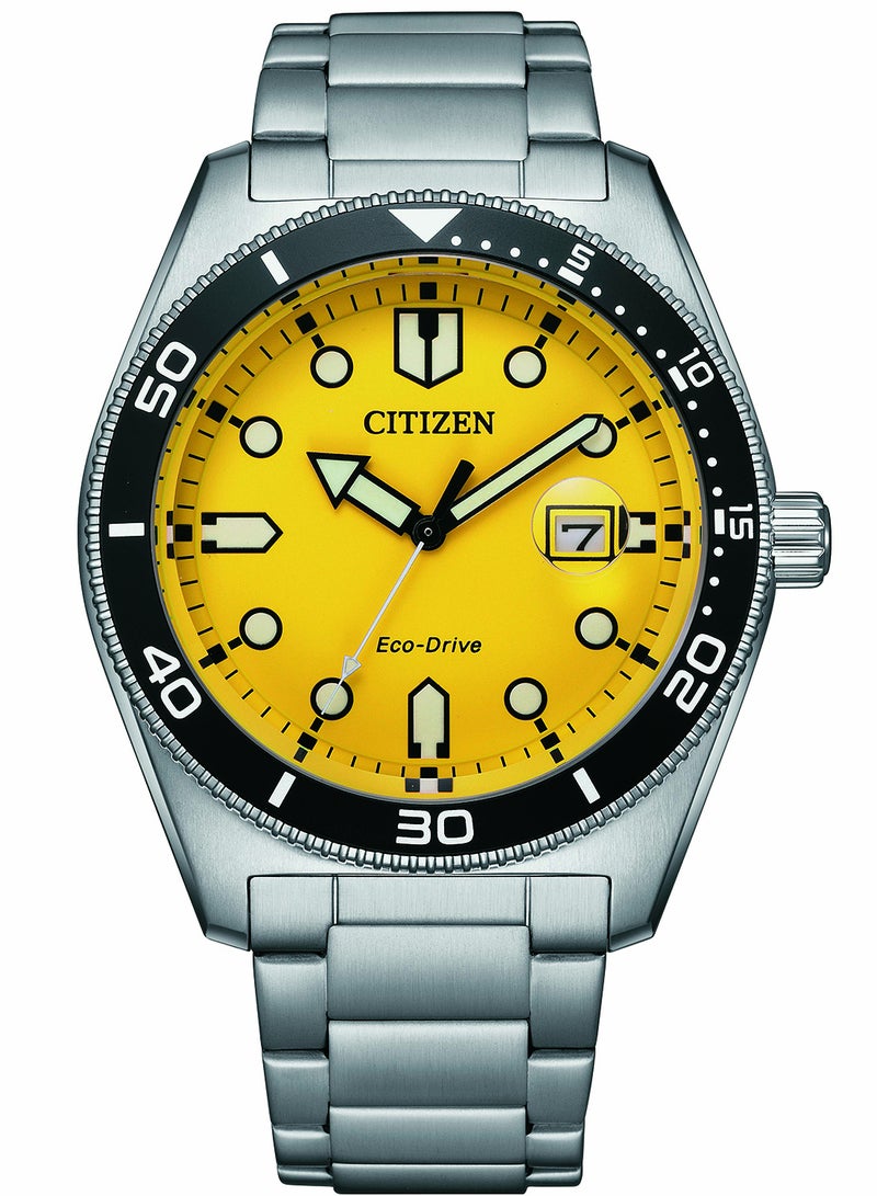CITIZEN Men's Analog Round Shape Stainless Steel Wrist Watch AW1760-81Z - 43 Mm - Image 1