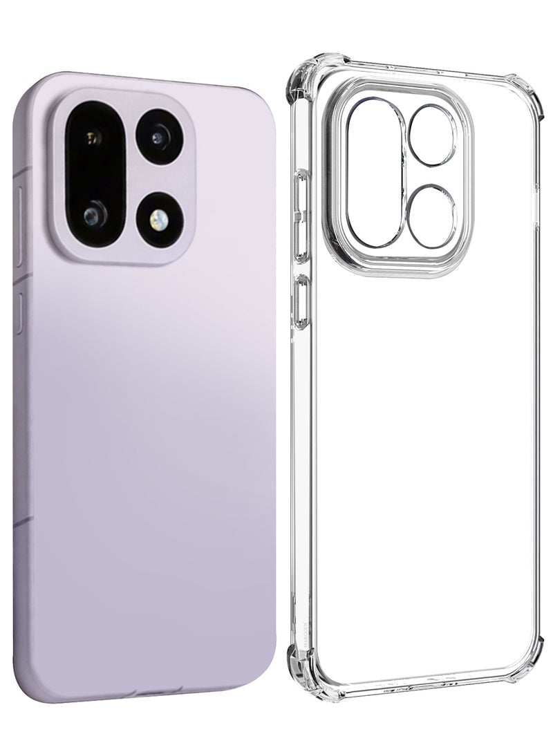 CATANES 2Pieces Gorilla Case Cover for OnePlus 15 - Shock Absorb TPU Case Cover - Crystal Clear Slim Fit with 3D Screen Protector - Image 3