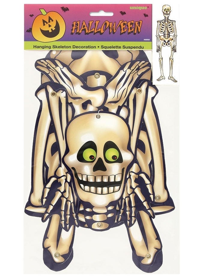 يونيك ديكور هيكل عظمي معلق من الورق المقوى 88 × 21 سم - Image 2