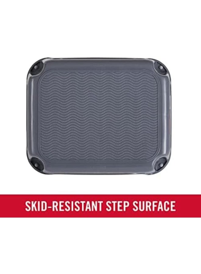 Rubbermaid One-Step Stool Bisque Holds up to 200 Pounds 7" Height Gray Durable Step Stool for Kids/Bathroom/Home/Office/Garage - Image 3