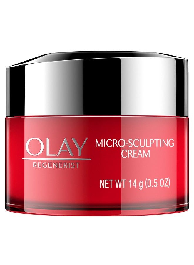 Olay Face Moisturizer By Regenerist Microsculpting Cream Face Moisturizer Trial Size 0.5 Oz - Image 1