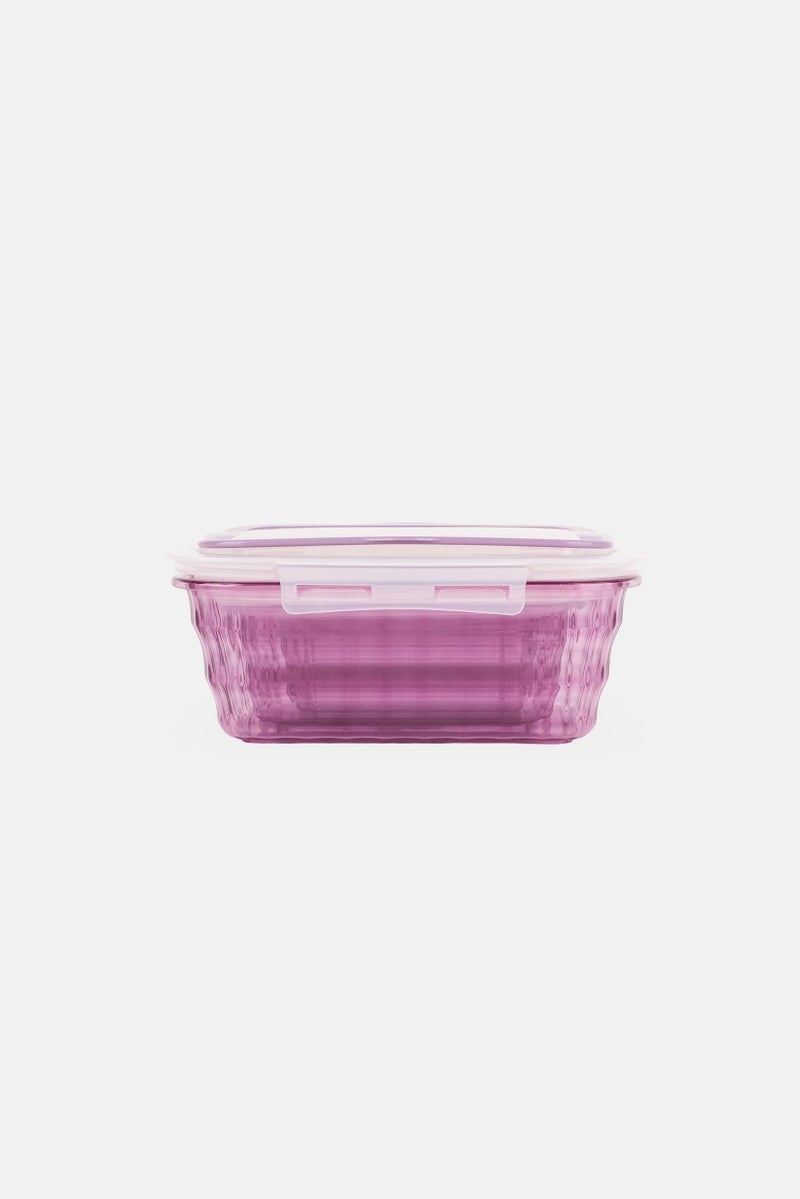 Alta 3 Pcs Plastic Jewel Food Storage Container, Purple - Image 2