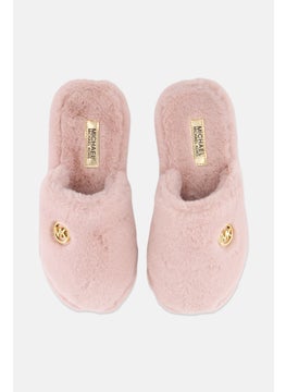 Michael Kors Women Medium Alexis Slip On Slippers, Pink  - Image 3