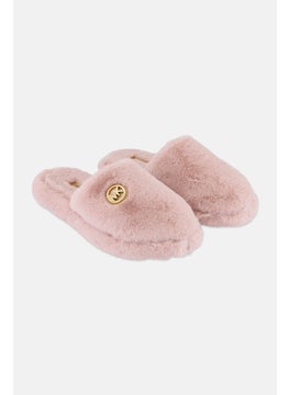 Michael Kors Women Medium Alexis Slip On Slippers, Pink  - Image 1