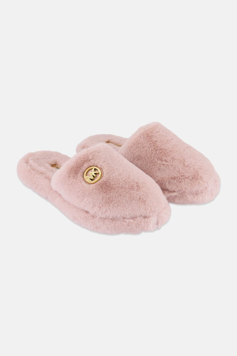 Michael Kors Women Medium Alexis Slip On Slippers, Pink - Image 1