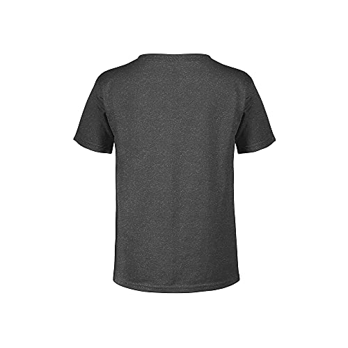 Jurassic Park Boy's Bold T Rex Logo T-Shirt - Charcoal Heather - Small - Image 2