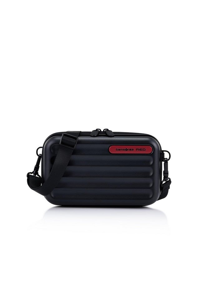 Samsonite Samsonite Red TOIIS C 23.5 Cms Ink Black Polycarbonate Premium Cross Body Bags for Travel, Volume 2.2 Litre, Clutch Bag  - Image 1