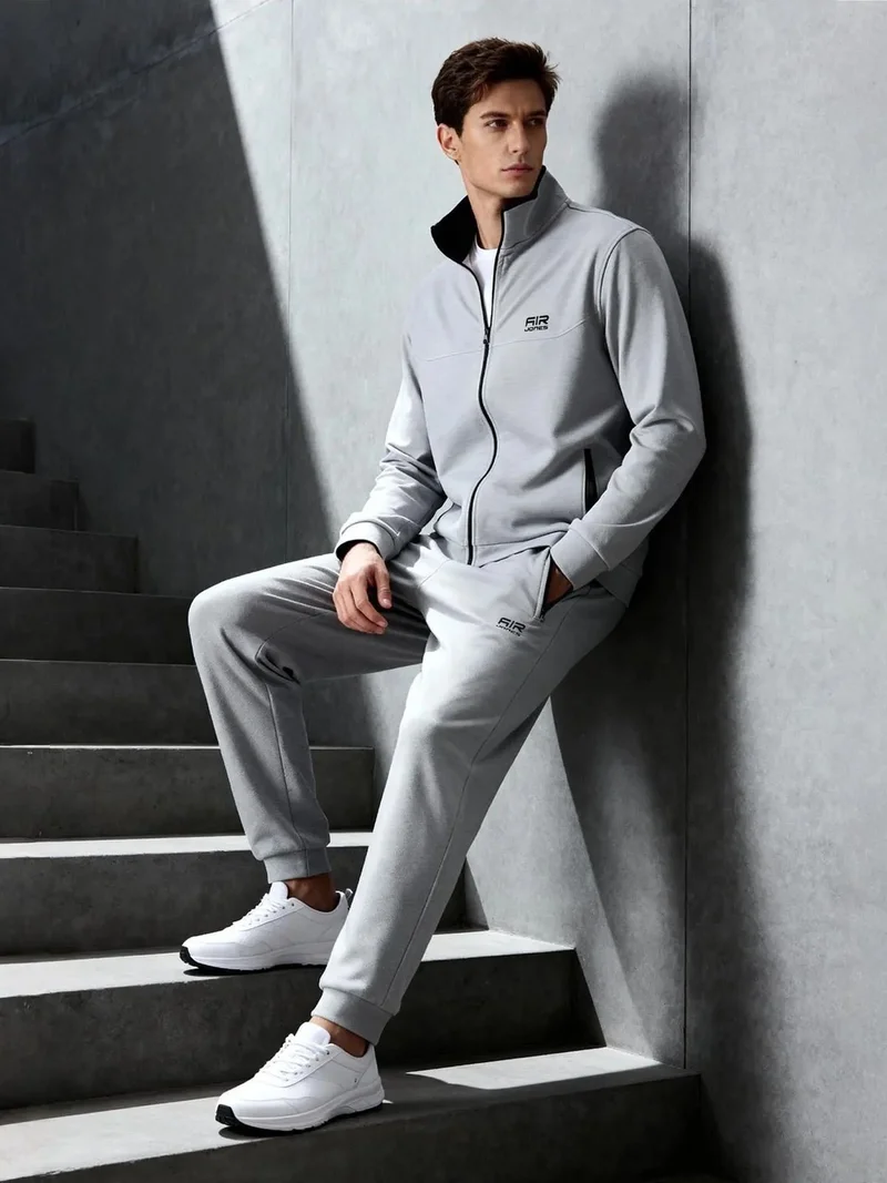 TOMMYLIFE TOMMY Men's Fleece Sweatshirt And Pants Set