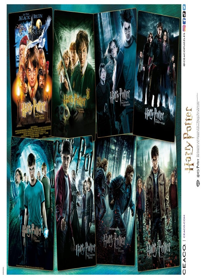 Ceaco - Harry Potter Posters - 1000 Piece Jigsaw Puzzle Challenging and Colorful Puzzles for Adults – Precision-Cut Pieces, Beautiful Artwork, and Hours of Relaxing Fun - Image 5